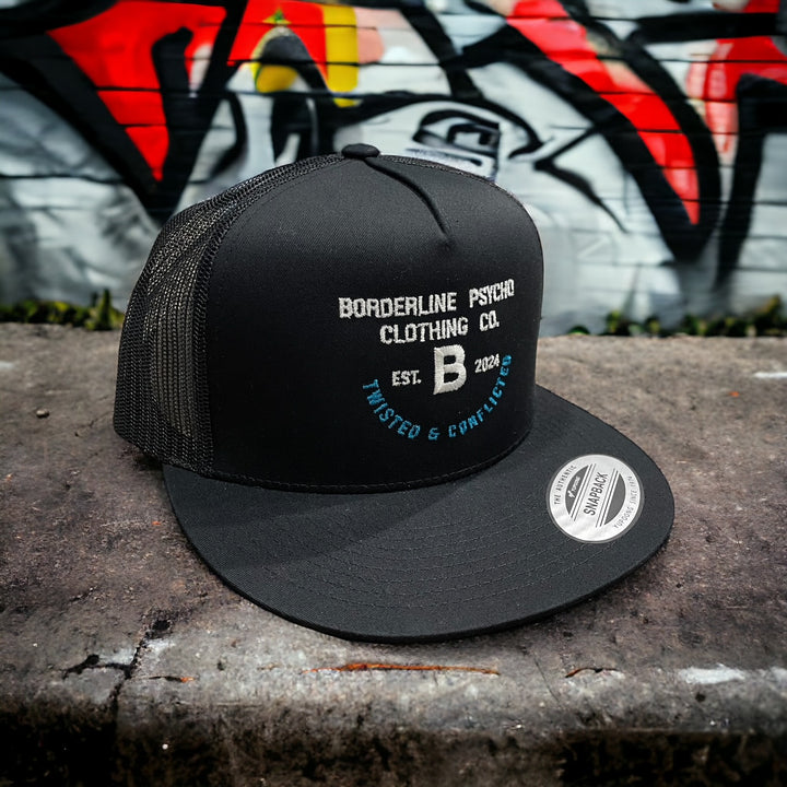 Borderline Psycho Branded - Five-Panel Classic Trucker Cap - Classic Logo